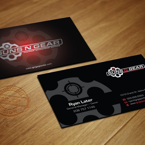 I need a tactical business card!!! Design by KZT design