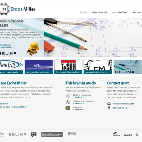 Wordpress Design for Unconventional Engineering Firm Design by jn06