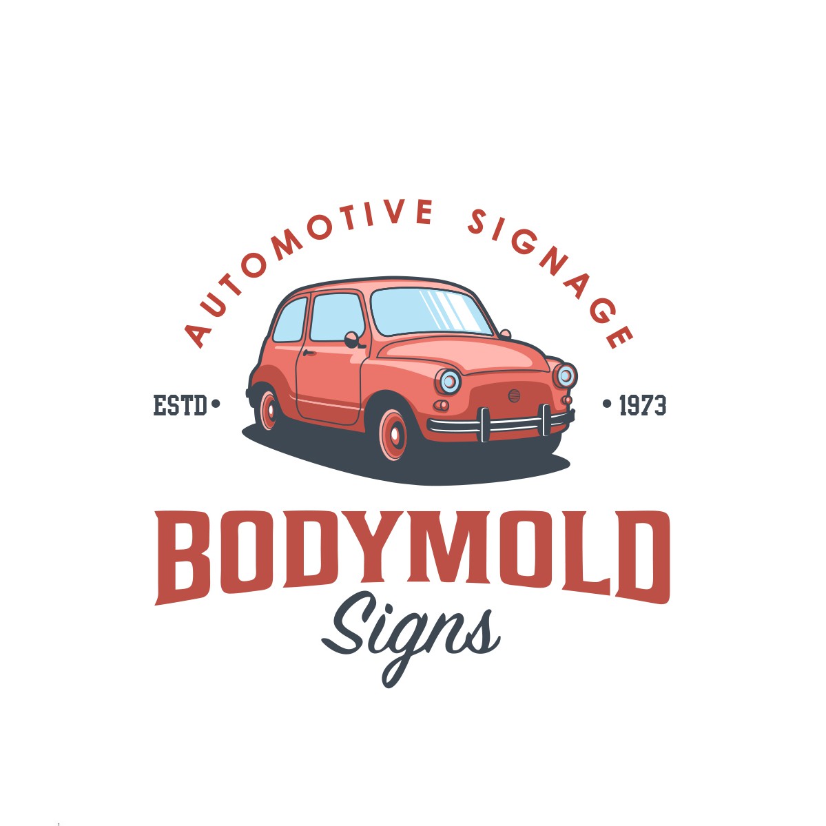 Car names logo with the title 'Logo for Automotive Industry'