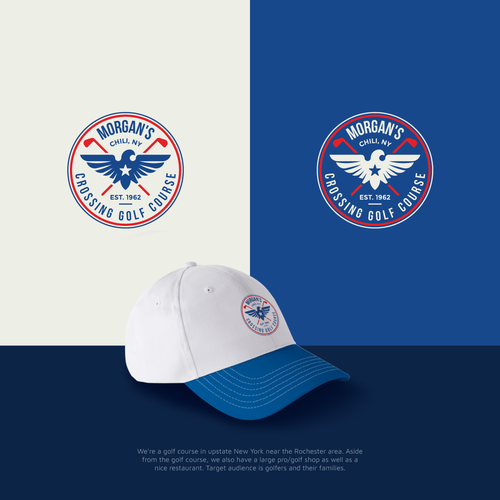 A Patriotic & Historical Golf Course Logo Design réalisé par Logoston