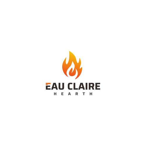 Updated, Warm, Clean brand logo for our Fireplace and Stove collection. Design by Surya Aditama