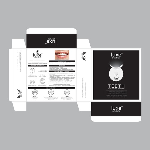 Teeth whitening packaging Design by emmafoo