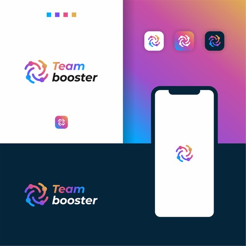 A fresh design for team work app Design by hakamid_art