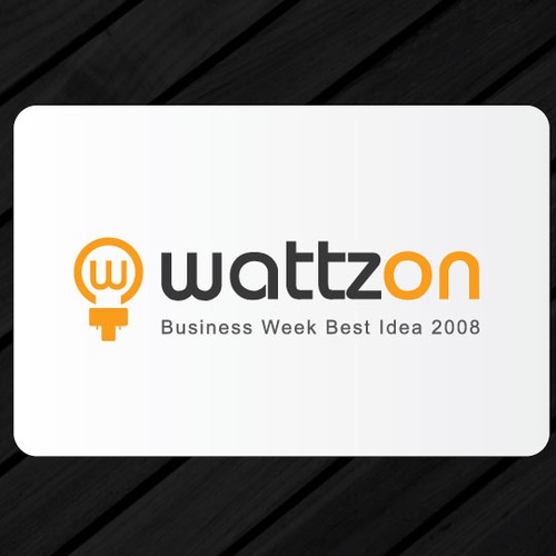 Help WattzOn (BusinessWeek Best Idea 2008) with a new logo Design by Concept Factory
