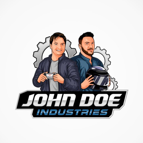 John Doe Industries - twitch, YouTube, Instagram Design by brint'X