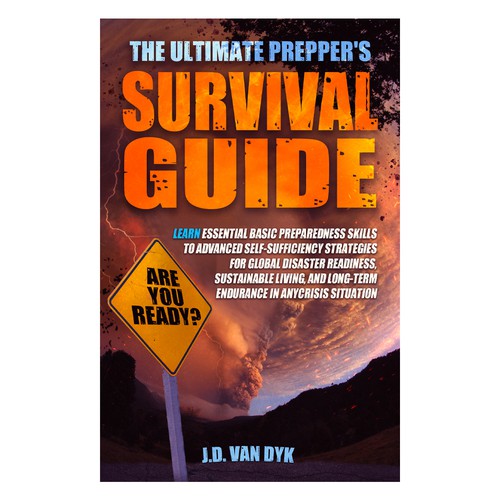 I need a powerful book cover to illustrate disasters and be ready for it Design by VincentMelo