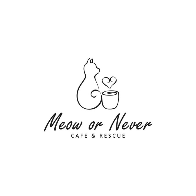 Las Vegas s First Cat  Cafe  Needs a Purrfect Logo  Logo  