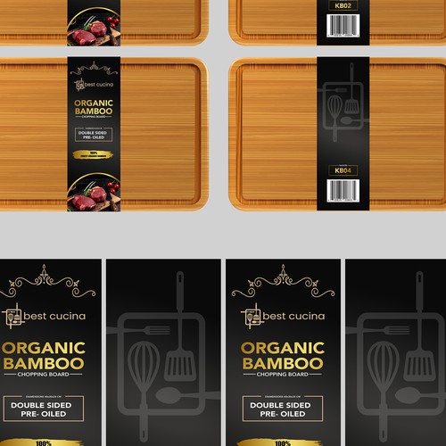 Bamboo Chopping Board Colour Card (2 Bamboo Chopping Board Models) Design by Next Vision