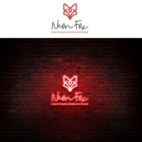 Neon Fox Design by Eduardo Borboa