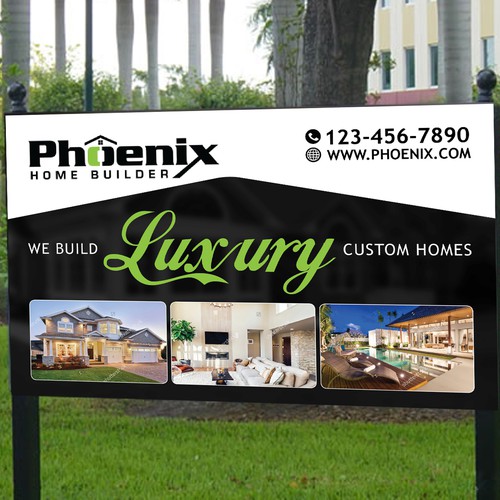 Home Sign DESIGN EXPERTS NEEDED:Custom Home Builder Needs a Stunning ...