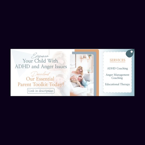 Design a FB cover for Empower Your Child With ADHD and Anger Issues:  Download Our Essential Parent Design by Humaun Kabir Design