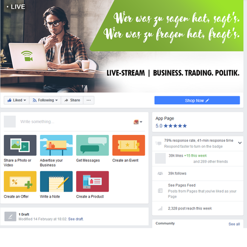 Facebook cover contest entry by Teo.abrasheva