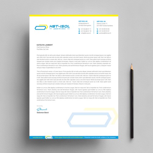 Implement the new logo on all our business papers Design by TanLearn