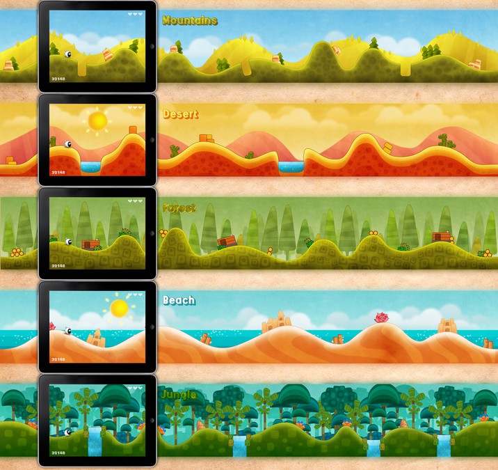 Level Screens for an iPad game needed App design contest