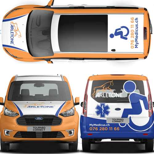 MyMedicusTaxi.ch / Ambulance Design by theANUNGs