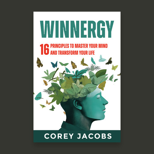 Design a sleek book cover for a man who wants to transform your mind and life! Design by Mulyana D-Zign