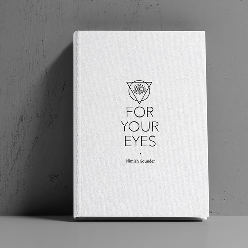 for your eyes- poetry and journal book cover Design by BoredSu