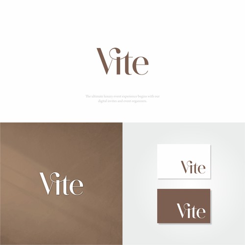 Luxury Service Brand related to weddings and high end events , main product is Digital invitations-ontwerp door Veselinova