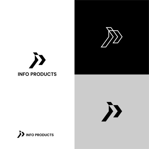 InfoProducts.com - Logo & Branding Design por abedy