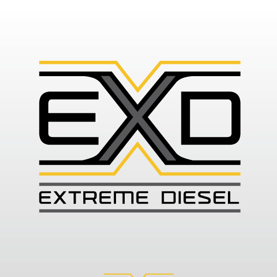 Exhaust logo with the title 'logo for EXTREME DIESEL'