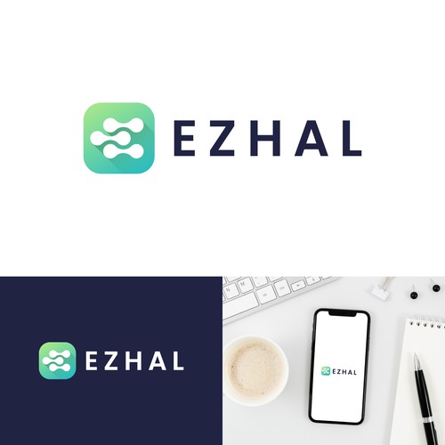 Mobile application logo for "Ezhal" Diseño de MD Helal Akbar