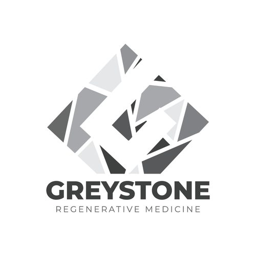 I like the lettering of Greystone here.  And then below Greystone a grey, stone-like structure with mortar or joints in  Design réalisé par lymm