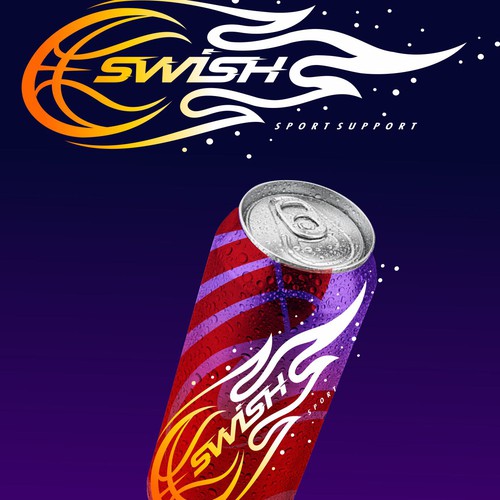 Swish - A New Sports Drink! Design réalisé par bluelines15