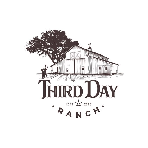 Capture essence of Texas ranch experience in new Third Day Ranch logo Design by haganhuga