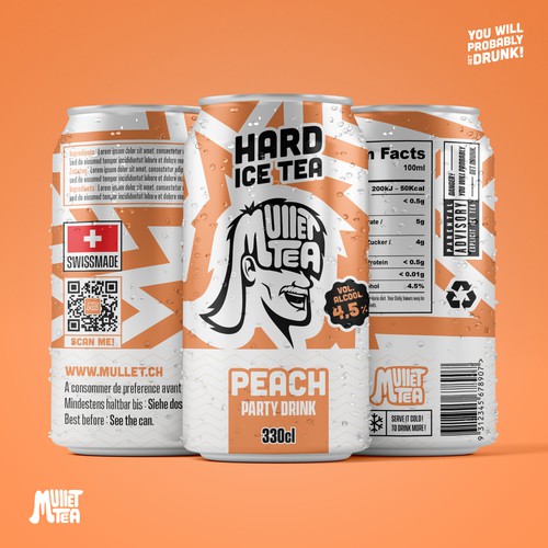 Hard Ice tea Can Design - Be Fun ! Design by Detsx Studio