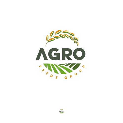 A strong logo design that display trust, strength and our connection to agriculture produces Design by Owlman Creatives