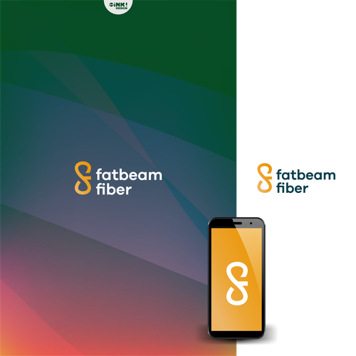 Fatbeam Fiber logo Design by oink! design