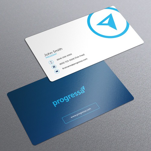 Business cards for Canadian financial institution Design by SamKiarie