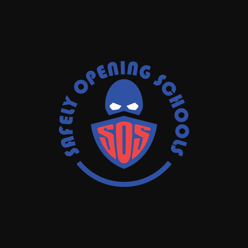 Logo for a group of Super Hero's working to get Kids back to school Design by Pixlpie™