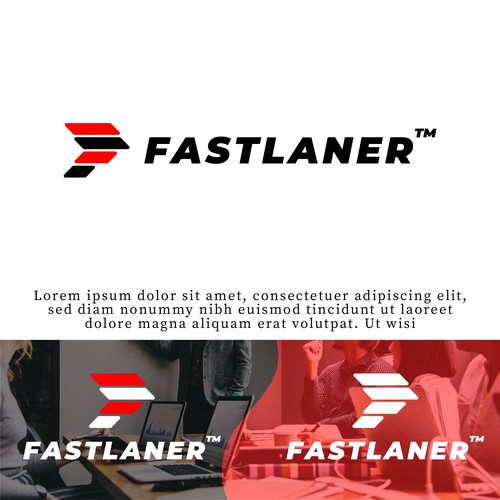 Logo + Brand for Fastlaner™ Design by Med-hj