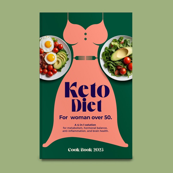 Design by gustavotrz titled "Cover for Keto Diet Book"