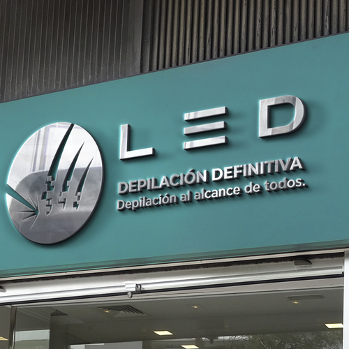 Diseño y Logo para Empresa de Depilación Definitiva Design by The Perfect Symbols