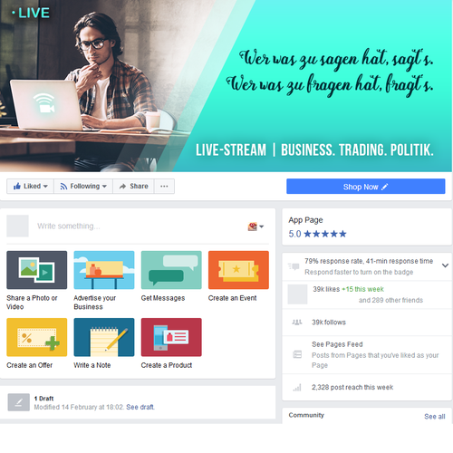 Facebook cover contest entry by Teo.abrasheva