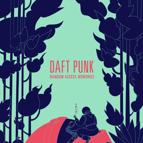 99designs community contest: create a Daft Punk concert poster Ontwerp door kimsalt