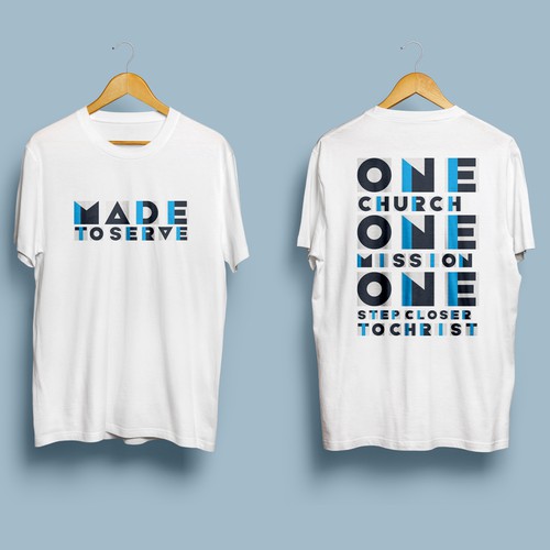 Clean & Modern Slogan T-shirt Design (2-3 color) | T-shirt contest