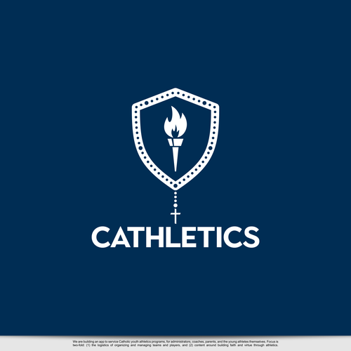 App branding: Christian Faith + Youth Athletics Design by DC | DesignBr