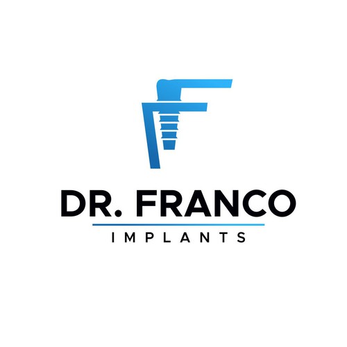 Luxury Dental Implant Logo Brand for World-Class Implant Surgeon appeal Patients and Other Doctors Design by M.muyunda