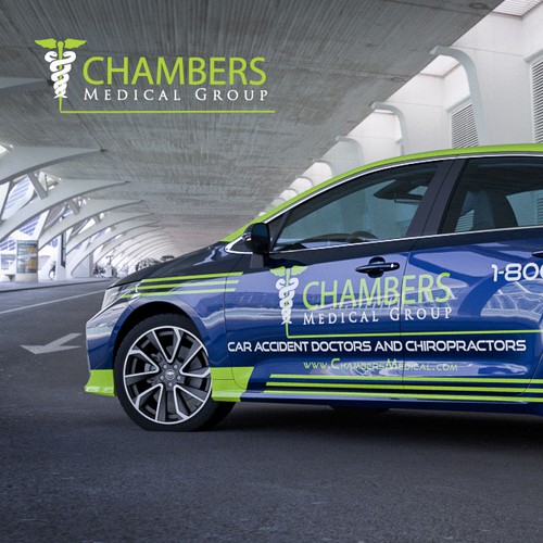 Creative Car Wrap Design for Medical Clinic Design by My Idea Studio