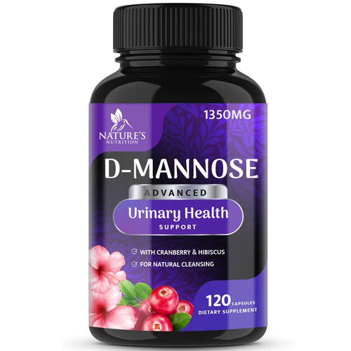 Colorful D-Mannose Design Needed for Nature's Nutrition Design by R O S H I N