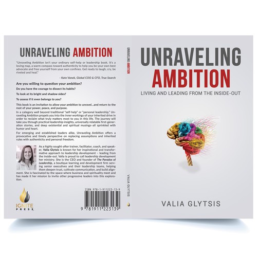 Create a cover for a book about leadership and unraveling your ambition! Design by AS Cover Arts