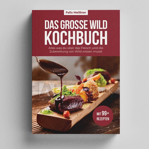 Design wild meat cookbook cover di Adela.N