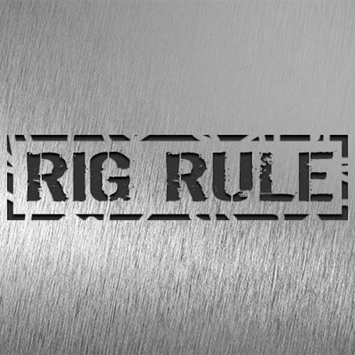 Rig Rule needs Lettering Design (wordmark) Design by designRays