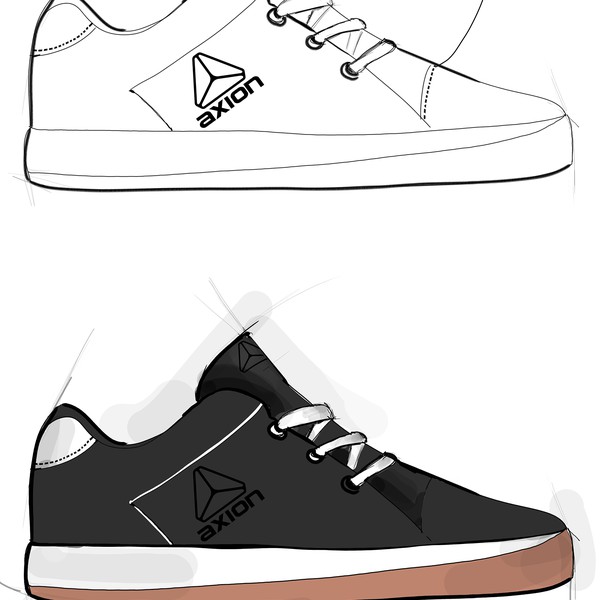 Design by Taniaz titled "skateboard shoes"