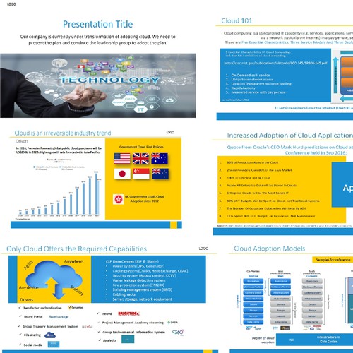 PowerPoint template contest entry by vwfh