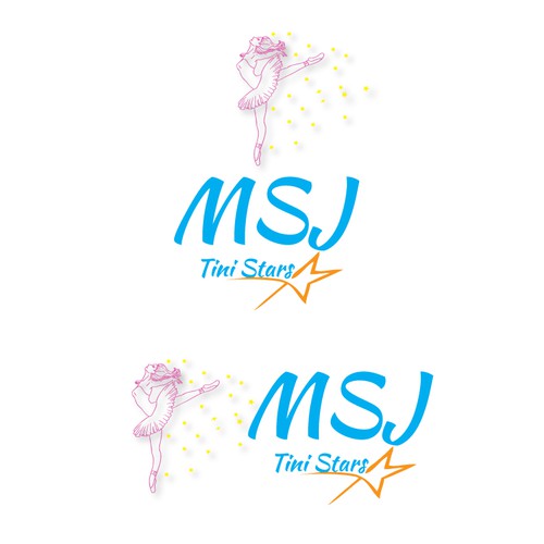 Create a logo for: MSJ Tini Stars Diseño de AllenStone