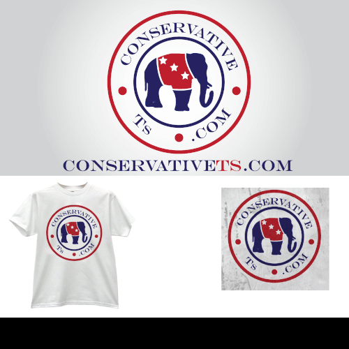 Create the next logo for ConservativeTs.com Design by charliedaydesigns